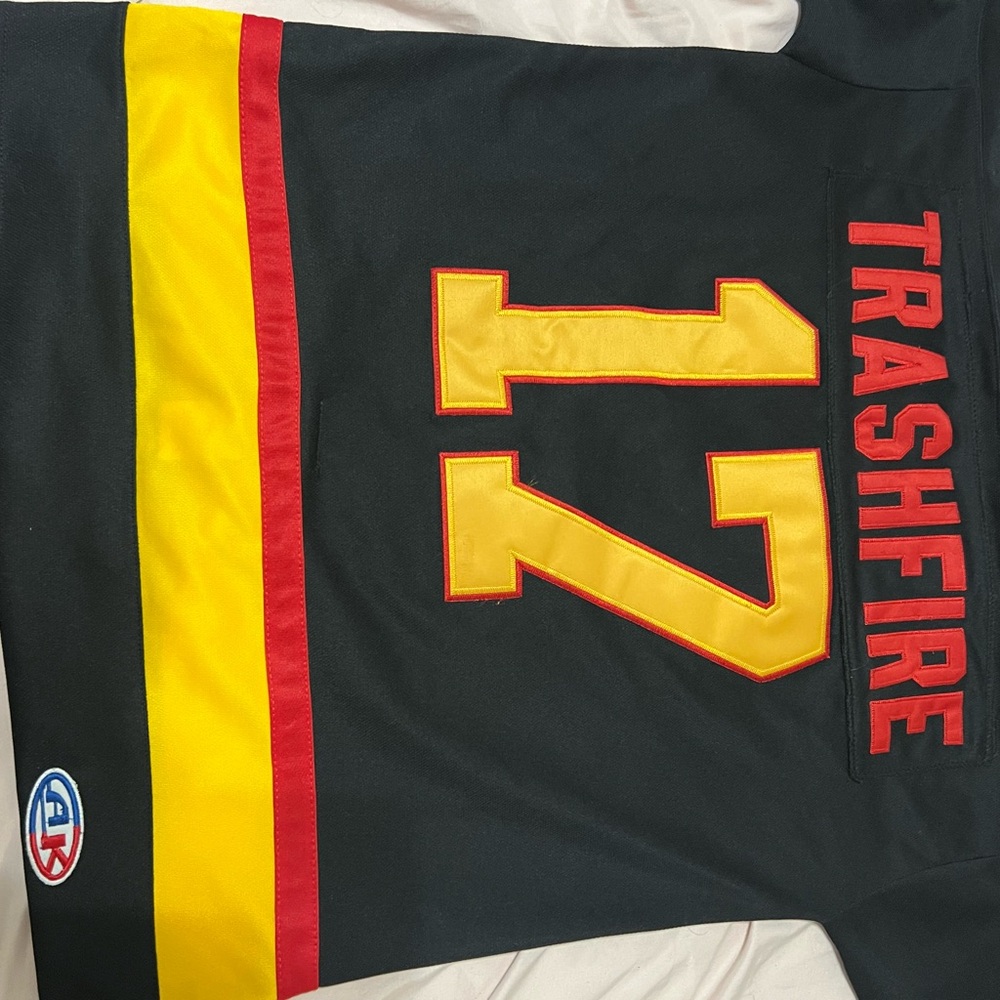 CCM Black Jersey with Red and Yellow Graphic - Picture 3 of 6